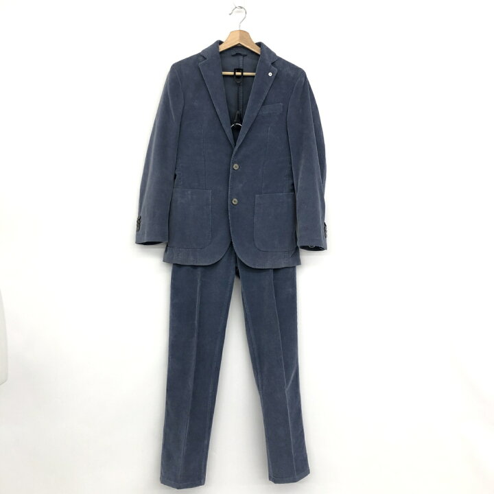 楽天市場】Lubiam ルビアム 2B セットアップ ブルー メンズ 上下セット 