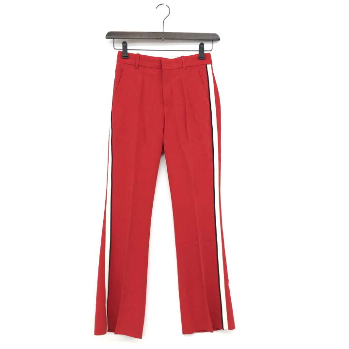 楽天市場】GUCCI グッチ スラックスパンツ 美品 サイズ36 レッド 