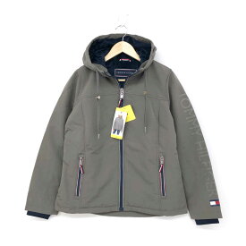 TOMMY HILFIGER トミーヒルフィガー ソフトシェルジャケット 未使用品 S グレー ポリエステル レディース 裏ボア 1506117 アウター 8 【中古】