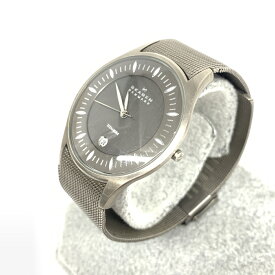 Skagen スカーゲン 腕時計 クォーツ 342XLTTM ブロンズカラー チタン メンズ ウォッチ watch 【中古】