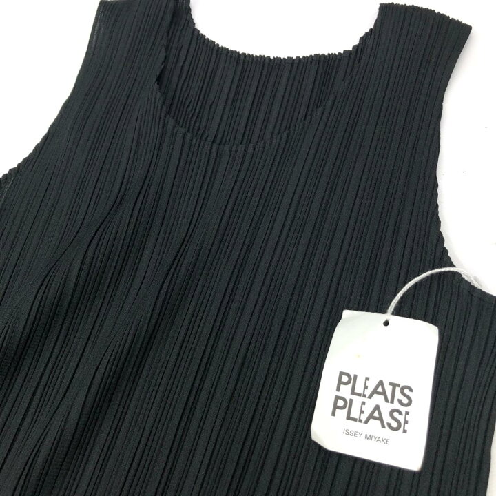 プリーツプリーズ PLEATS PLEASE サイズ3 L PP93-JH606 - 黒  