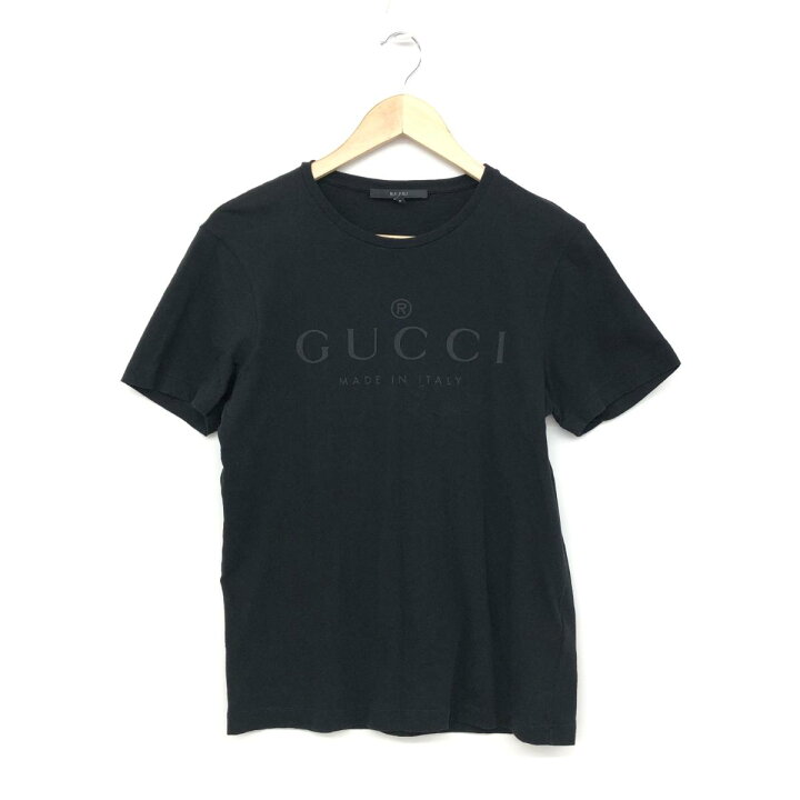 楽天市場】GUCCI グッチ 半袖カットソー Sサイズ ブラック コットン100 