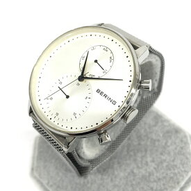 BERING ベーリング 腕時計 クロノグラフ 良好 13242-404 シルバーカラー SS メンズ ウォッチ watch 【中古】