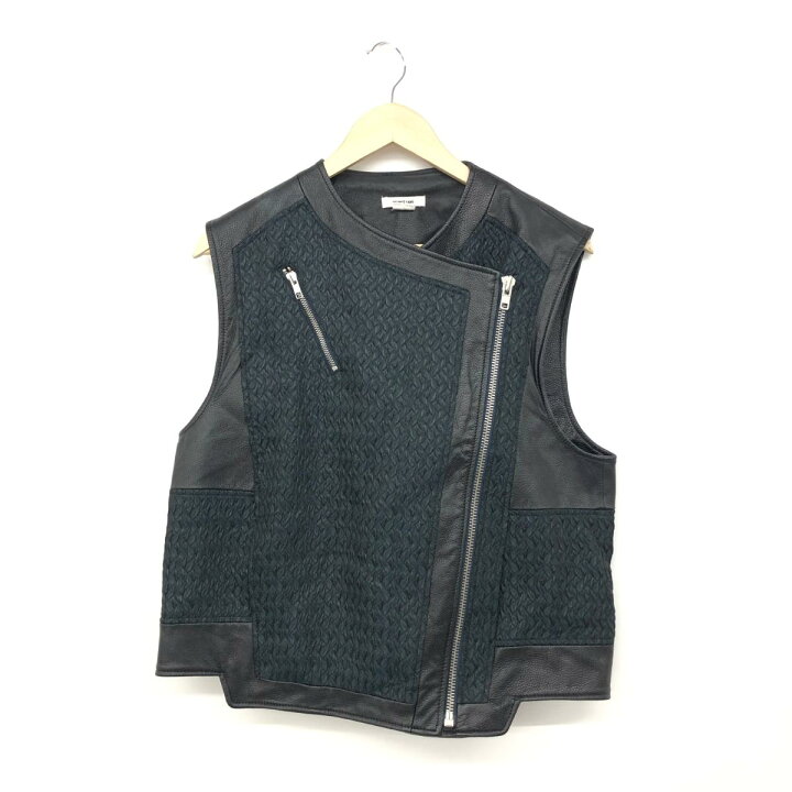 楽天市場】HELMUT LANG ヘルムートラング レザーベスト 良好 L 