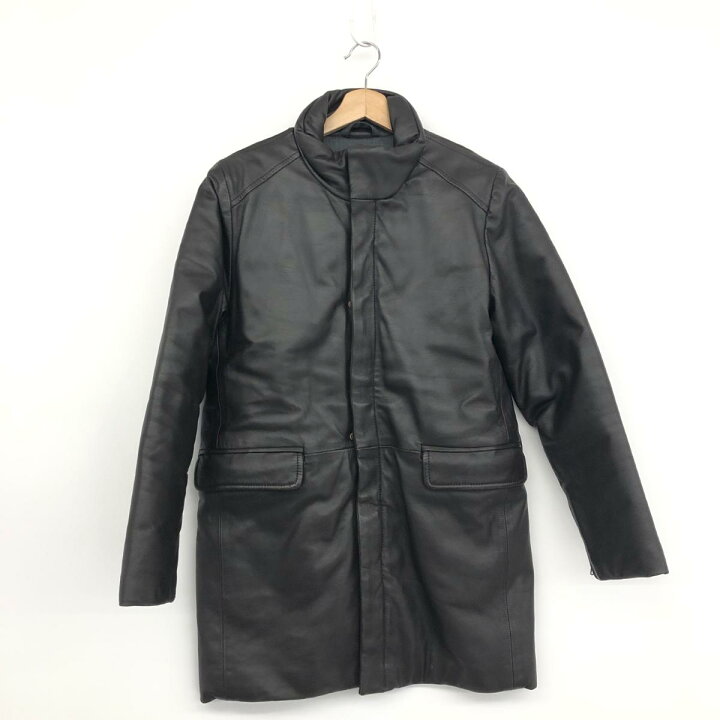 楽天市場】MONCLER モンクレール レザーダウン コート 0 ブラウン 