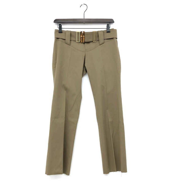 楽天市場】GUCCI グッチ パンツ 良好 サイズ42 ベージュ コットン 