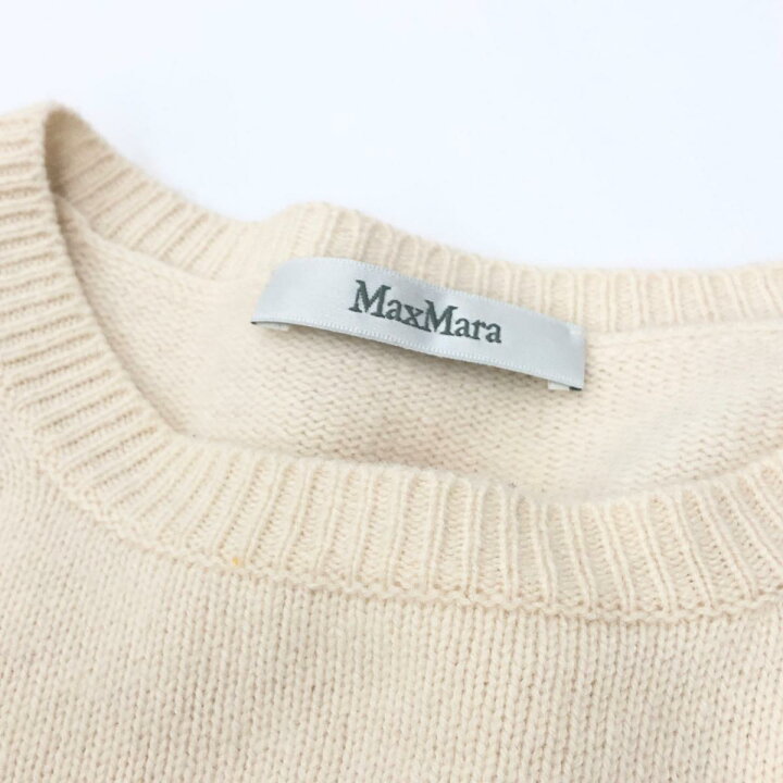 楽天市場】MAX MARA マックスマーラ 長袖ニット Mサイズ ホワイト 