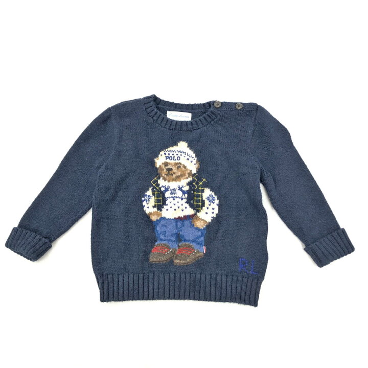 楽天市場】RALPH LAUREN ラルフローレン 長袖ニット サイズ12M 