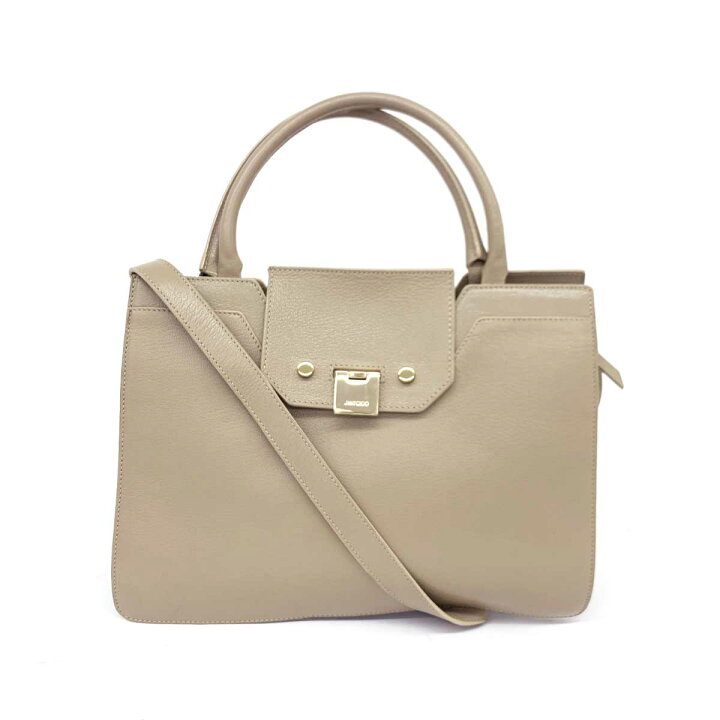 楽天市場】JIMMY CHOO ジミーチュウ レベル 2WAYバッグ 良好 ベージュ 