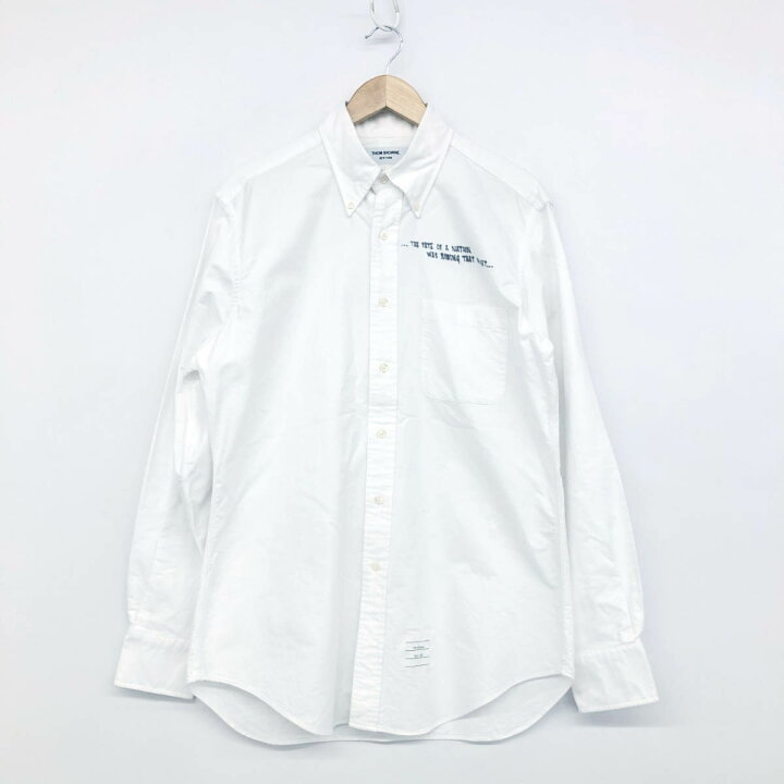 楽天市場】THOM BROWNE トムブラウン ボタンダウンシャツ 良好 サイズ4 