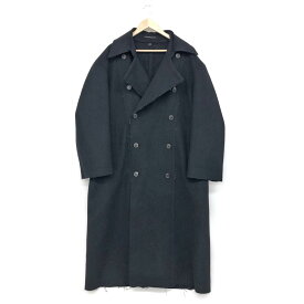 YOHJI YAMAMOTO ヨウジヤマモト ウールコート サイズM FP-C25-124 ブラック メンズ アウター カットオフ 【中古】