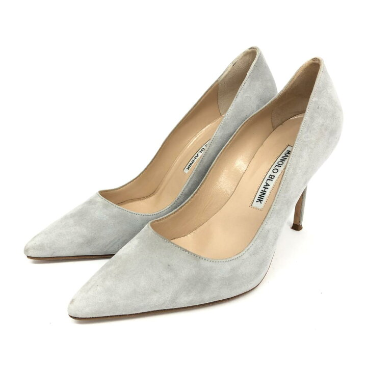楽天市場】MANOLO BLAHNIK マノロブラニク パンプス 36 グレー 