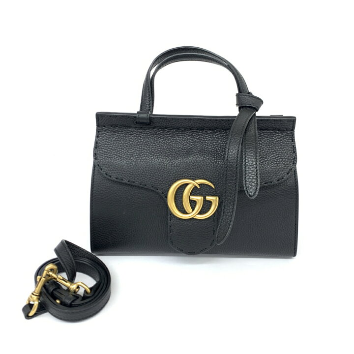 楽天市場】GUCCI グッチ GGマーモント 2WAYバッグ 442622 ブラック  