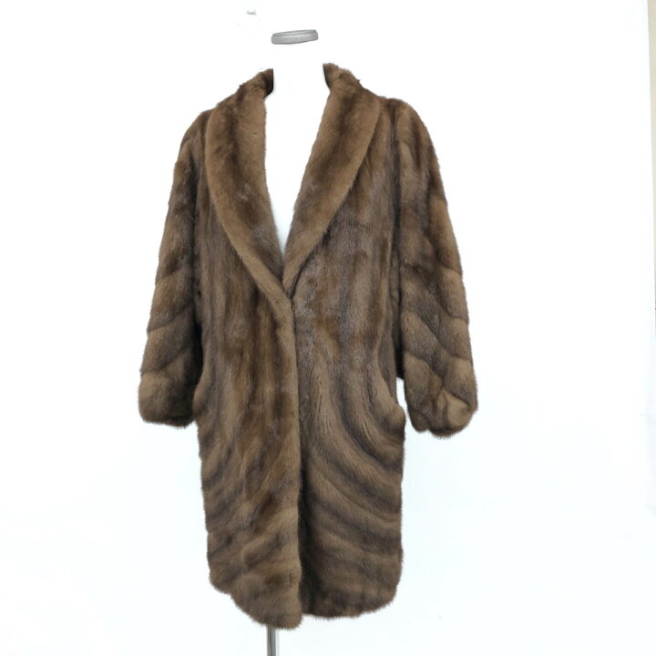 楽天市場】SAGA MINK サガミンク ミンクコート 良好 ブラウン メンズ  