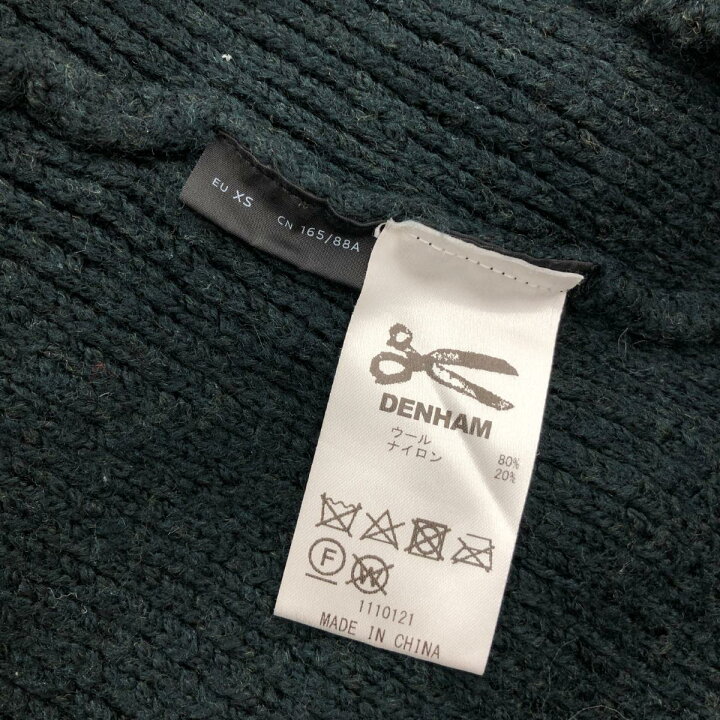 楽天市場】DENHAM デンハム 長袖ニット サイズXS グリーン レディース 