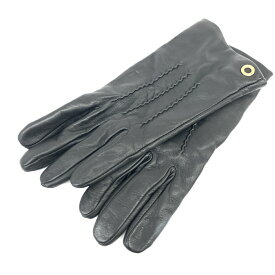 COACH コーチ 手袋 ブラック レザー レディース 手袋 glove グローブ 服飾小物 【中古】