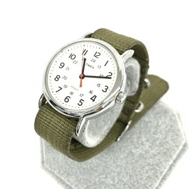 TIMEX タイメックス ウィークエンダー セントラルパーク 腕時計 クォーツ T2N651 カーキ メンズ ウォッチ watch 【中古】