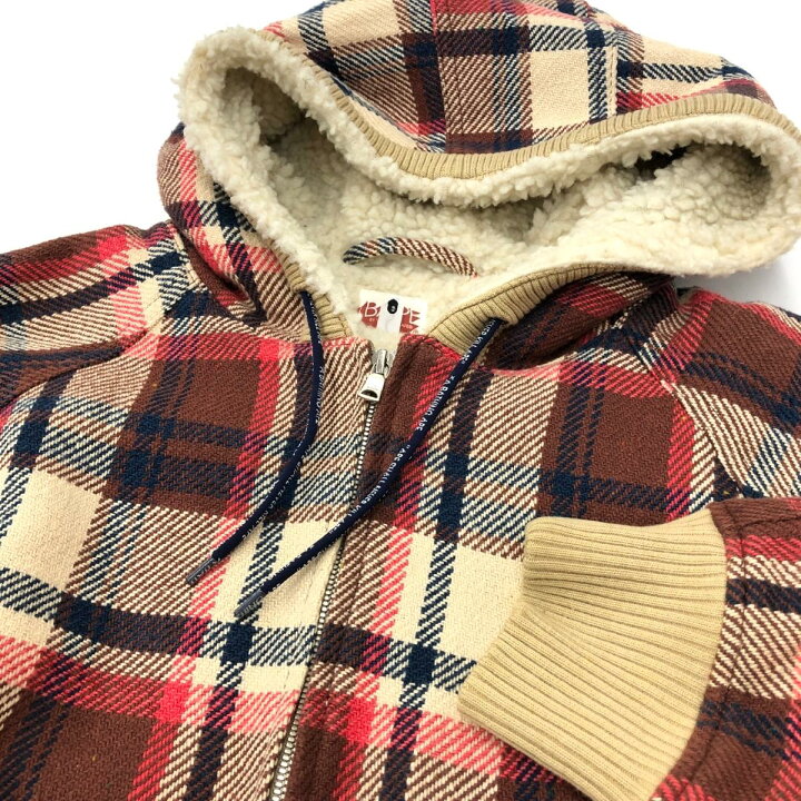 楽天市場】A BATHING APE アベイシングエイプ ラブジェネチェックボア  