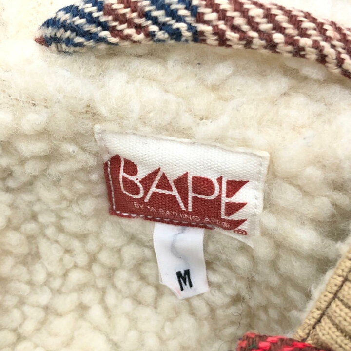 楽天市場】A BATHING APE アベイシングエイプ ラブジェネチェックボア 