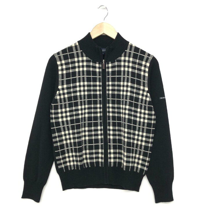 楽天市場】BURBERRY GOLF バーバリーゴルフ ジップアップニット 良好 M 