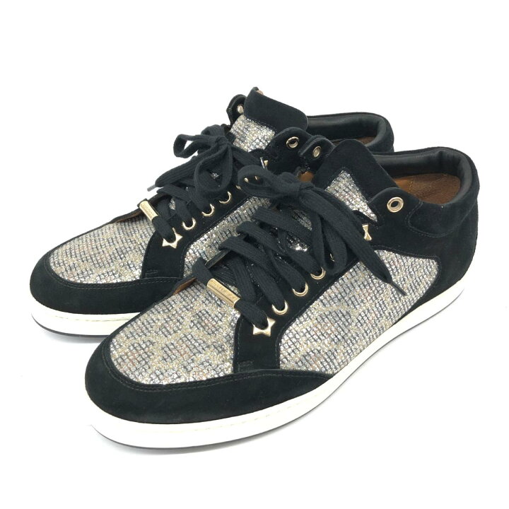 楽天市場】JIMMY CHOO ジミーチュウ スニーカー 良好 39 ブラック 