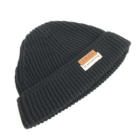 ADERERROR アーダーエラー ニット帽 良好 フリーサイズ ブラック ウール100％ ユニセックス 帽子 ハット hat 服飾小物 【中古】