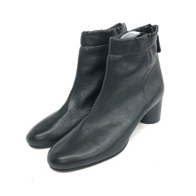 tsumori chisato WALK ツモリチサトウォーク ブーツ 新品同様 22.5 ブラック レザー レディース 靴 シューズ ブーティー boots 【中古】