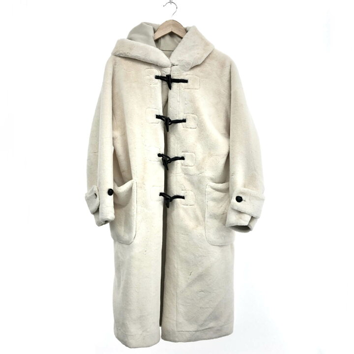 楽天市場】furfur ファーファー ダッフルコート 美品 ONESIZE  