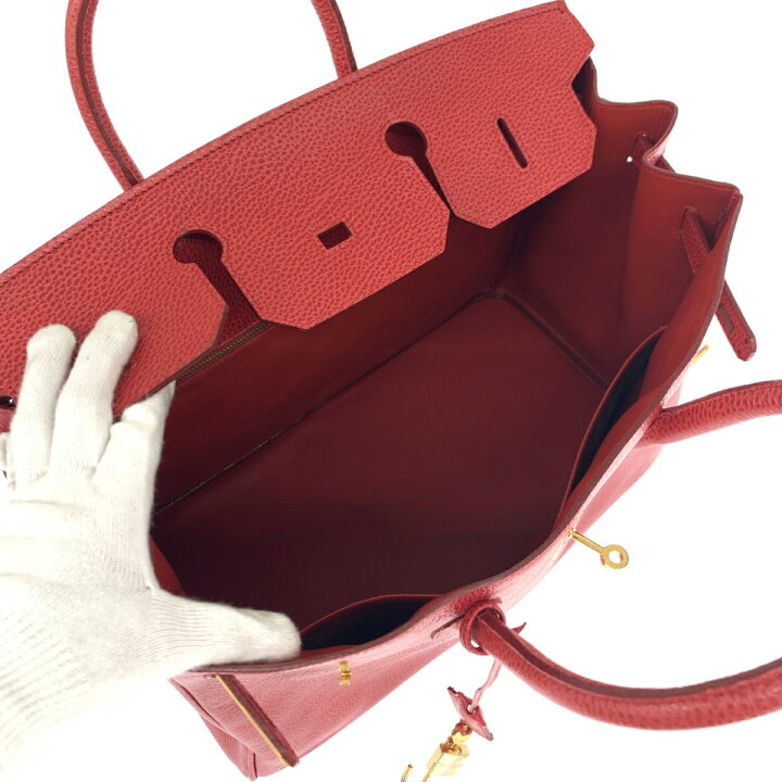 楽天市場】HIGH CLASS ハイクラス ハンドバッグ レッド レザー 