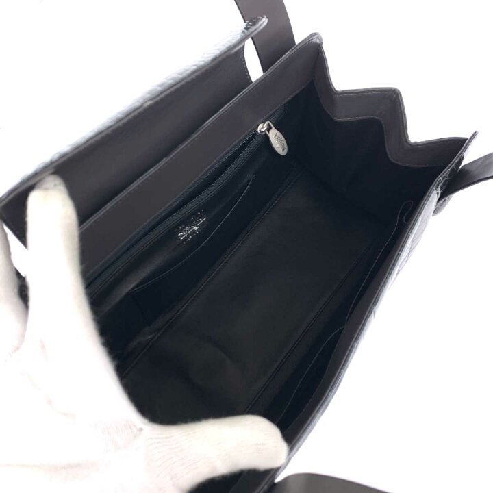 楽天市場】konigin クーニギン ハンドバッグ 美品 グレー クロコダイル 