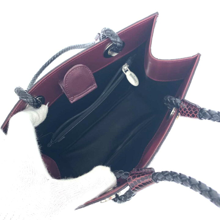 楽天市場】konigin クーニギン トートバッグ 美品 ボルドー  