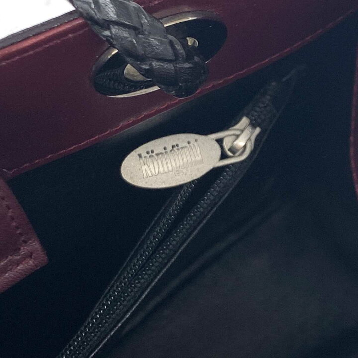 楽天市場】konigin クーニギン トートバッグ 美品 ボルドー  