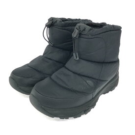 THE NORTH FACE ザノースフェイス ブーツ 美品 25.0 ブラック ヌプシブーティ レディース 靴 シューズ ブーティー boots 【中古】