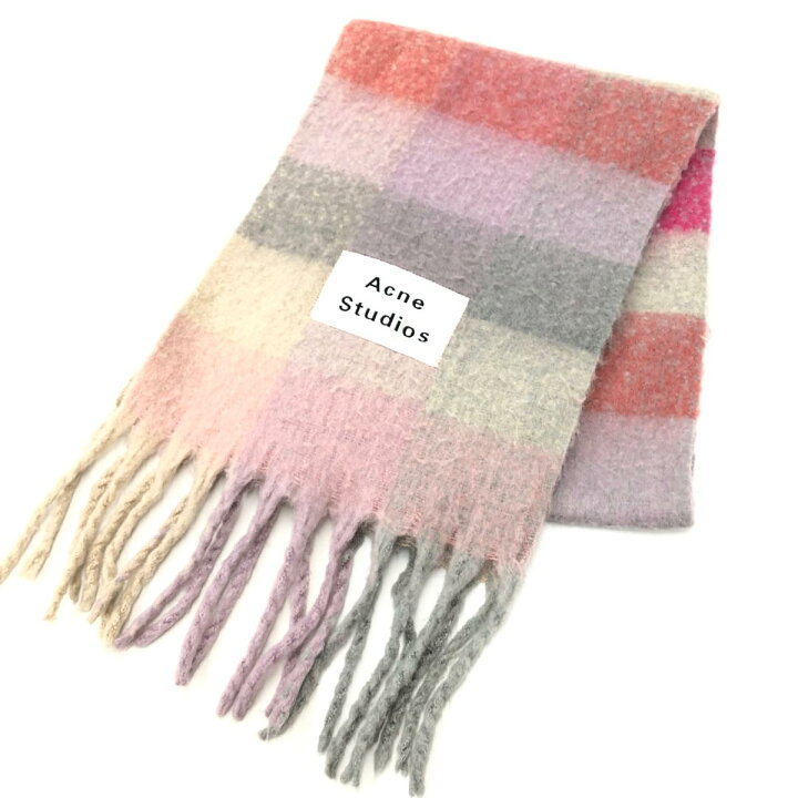楽天市場】acne studios アクネストゥディオズ 大判ストール ピンク  