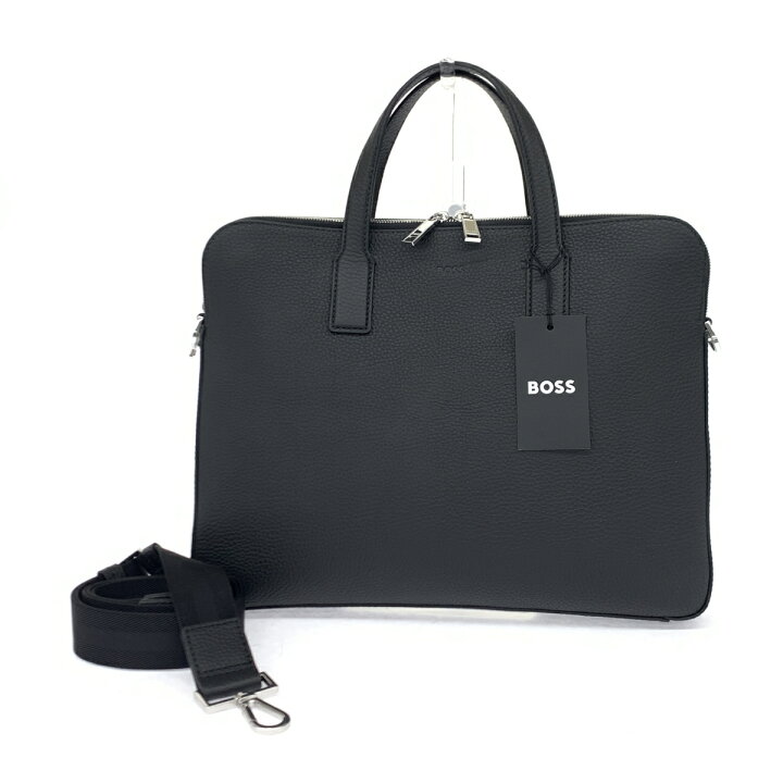 楽天市場】HUGO BOSS ヒューゴボス ビジネスバッグ 未使用品 ブラック 