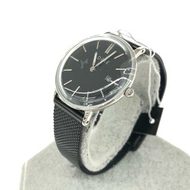 ADEXE アデクス 腕時計 クォーツ 新品同様 2043A-T01 ブラック SS メンズ ウォッチ watch 【中古】