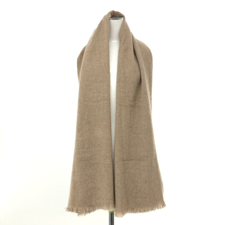楽天市場】PAPAS パパス マフラー 美品 ベージュ カシミア100％ メンズ 