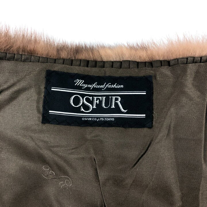 楽天市場】OSFUR セーブル 毛皮ショール オズファー 良好 ブラウン 