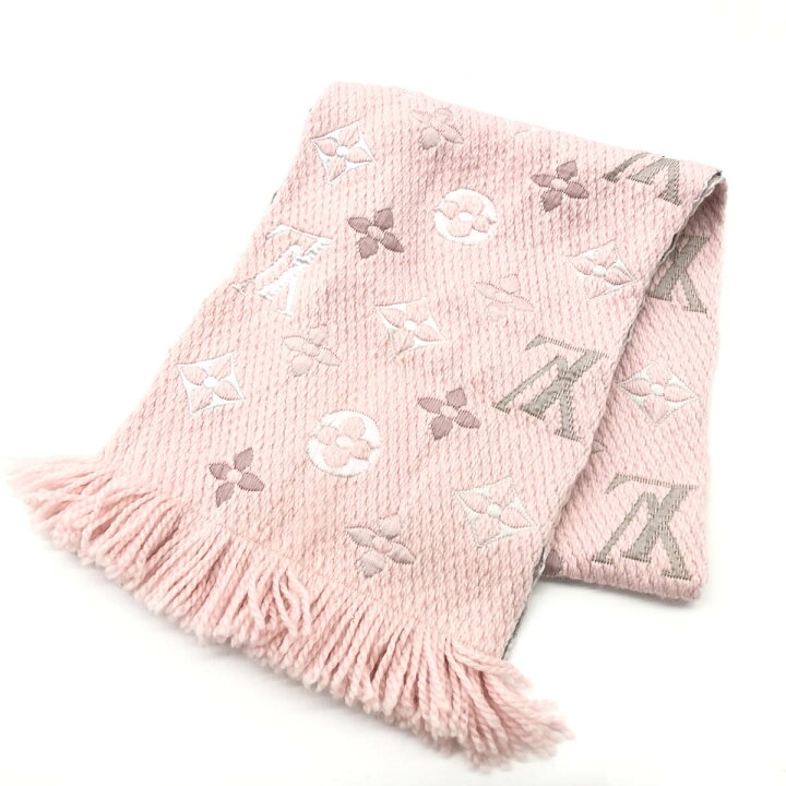 中古】 ルイヴィトン LOUIS VUITTON 大判 ストール ショール マフラー  