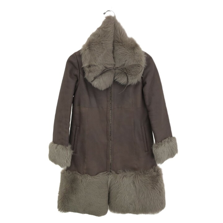 楽天市場】Harrods ハロッズ ムートンコート 美品 サイズ1 ブラウン  