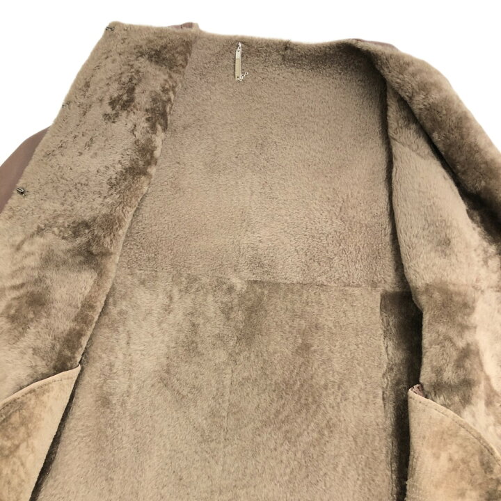 楽天市場】Harrods ハロッズ ムートンコート 美品 サイズ1 ブラウン  