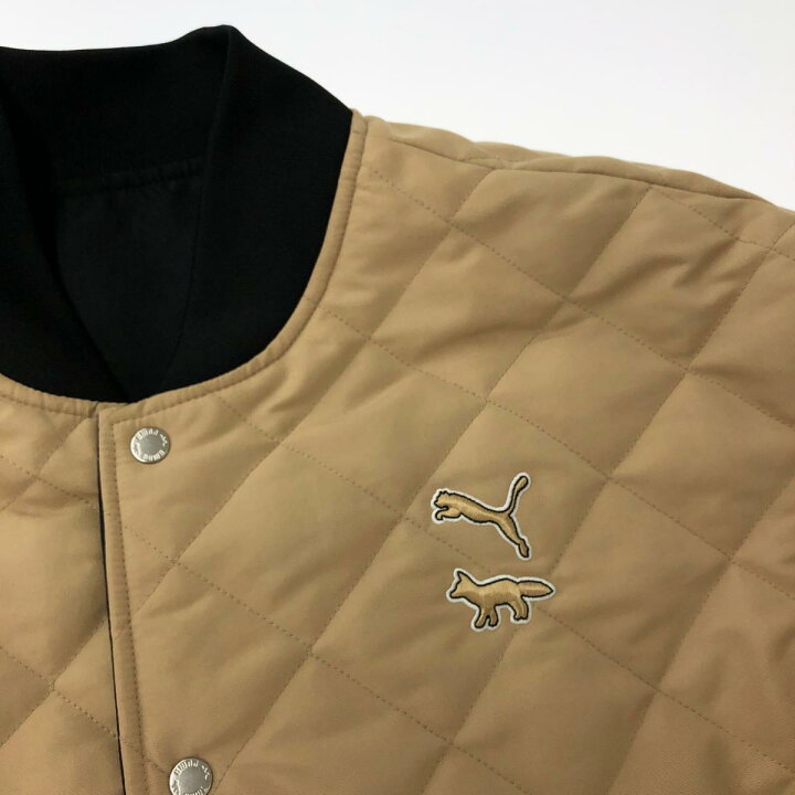 楽天市場】PUMA プーマ×メゾンキツネ キルティング ボンバージャケット 