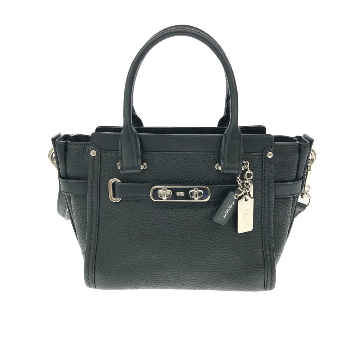 楽天市場】COACH コーチ スワッガー21 2WAYミニバッグ 37444 ブラック  