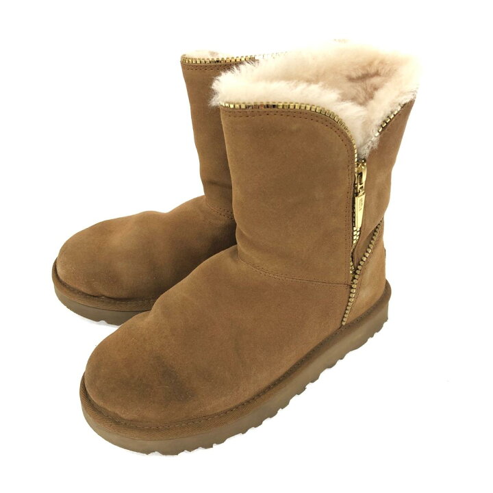 楽天市場】UGG アグ FLORENCE サイドジップムートンブーツ 23cm  
