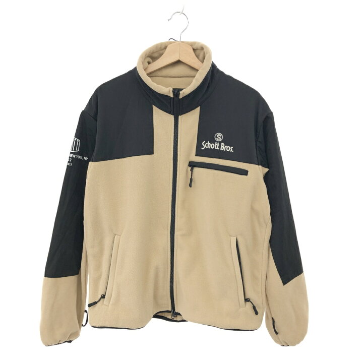 楽天市場】schott ショット フリースジャケット 良好 Lサイズ ベージュ 