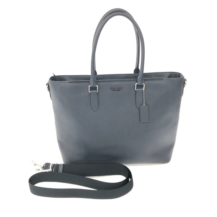 楽天市場】COACH コーチ ビジネスバッグ 美品 C2842 ネイビー クロス 