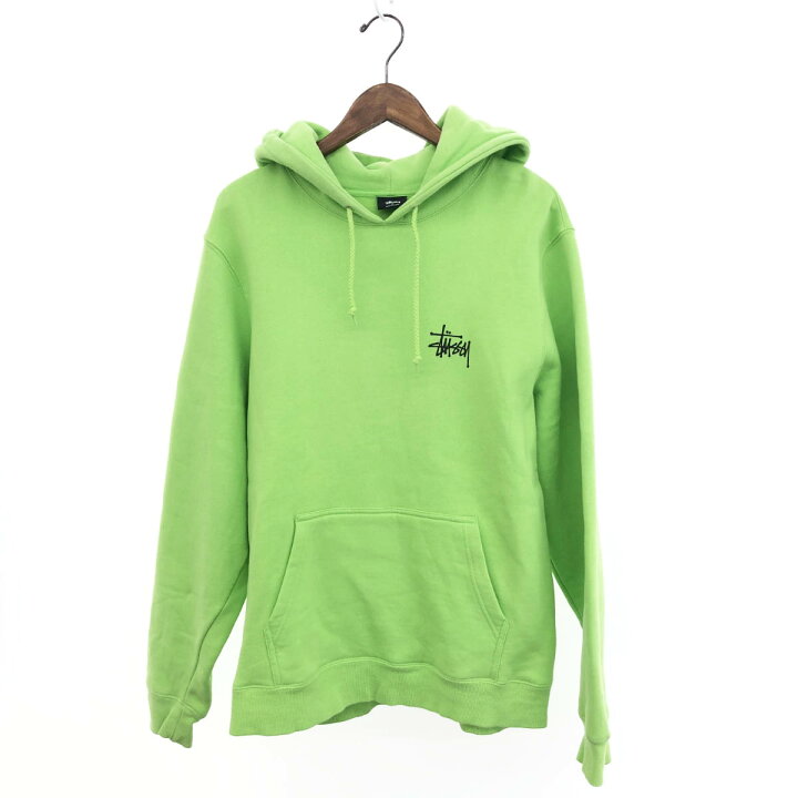 楽天市場】STUSSY ステューシー プルオーバーパーカー サイズM ネオン 
