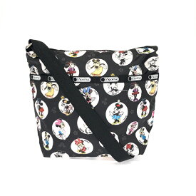 LeSportsac×Disney レスポートサック×ディズニー ショルダーバッグ 美品 ブラック ナイロン ミニーマウス レディース bag 鞄 【中古】