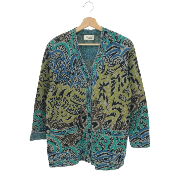 楽天市場】MISSONI SPORTS ミッソーニスポーツ カーディガン 40 ブルー  