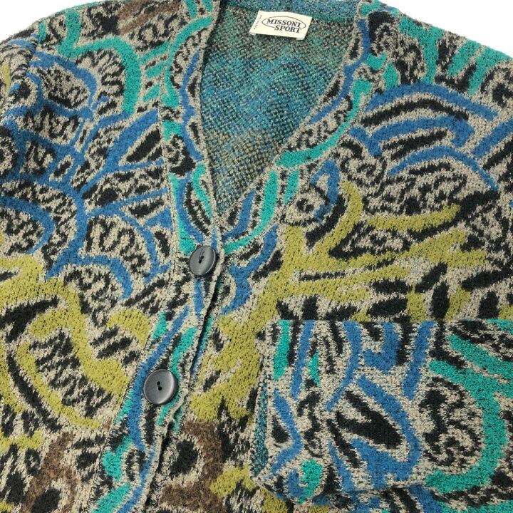 楽天市場】MISSONI SPORTS ミッソーニスポーツ カーディガン 40 ブルー 